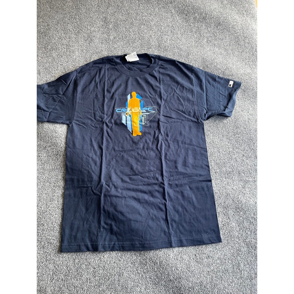 Vintage‎ ESDJCO Shirt Navy Blue Graphic Tee Mens Large L